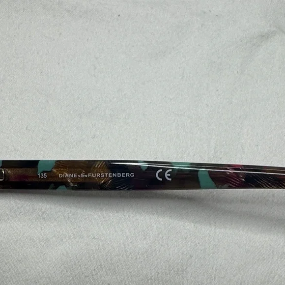 Diane Von Furstenberg Multicolor Patterned Glasses - Picture 7 of 9